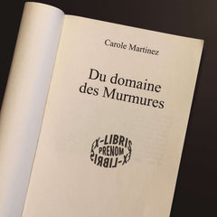 Timbro ex libris cerchio 3D