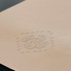 Sigillo a secco ornamenti rombo