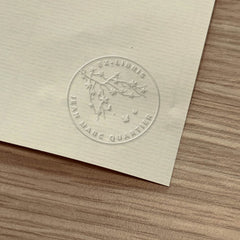Ex libris ramo fiorito