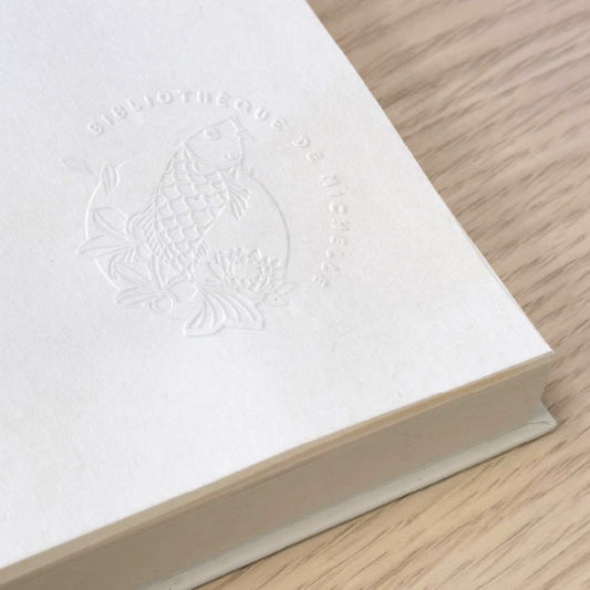 Ex libris pesce giapponese