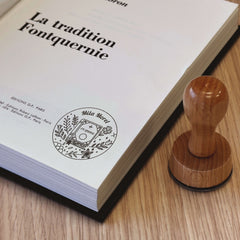 Timbro ex libris libro fiorito