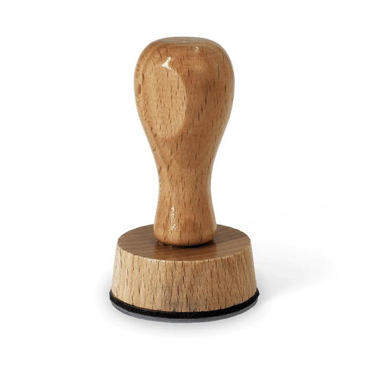 Timbro in legno rotondo ø4 cm