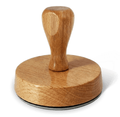 Timbro in legno rotondo ø8 cm
