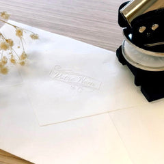 Sigillo a secco onda ornamenti
