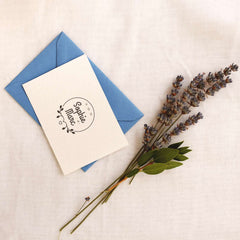 Timbro matrimonio minimalista