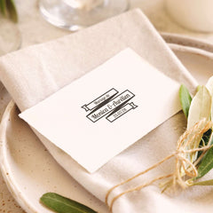 Timbro banner matrimonio