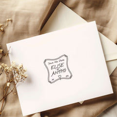 Timbro matrimonio save the date