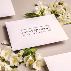 Timbro matrimonio diamante