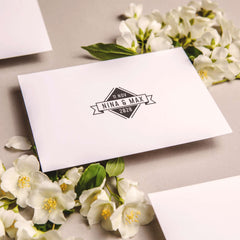 Timbro matrimonio retro