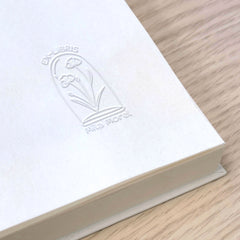 Ex libris fiori sotto vetro