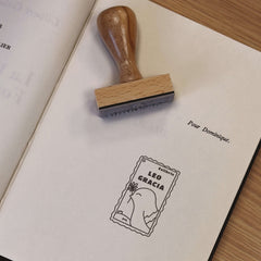 Timbro Francobollo ex libris uccello