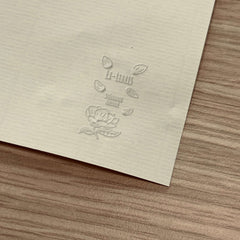 Embosser ex libris petali di rosa