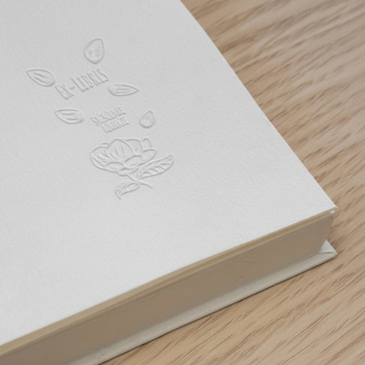 Embosser ex libris petali di rosa