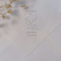 Embosser ex libris giapponese di profilo