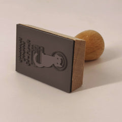Timbro ex libris gatto nero