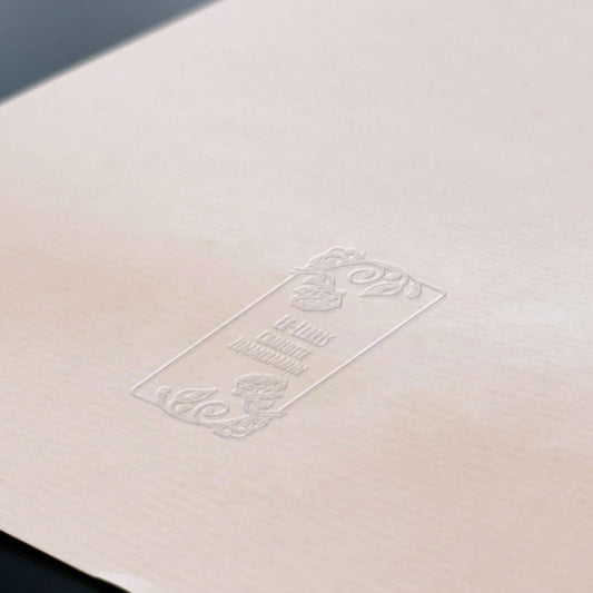 Embosser ex libris rose ornamentali