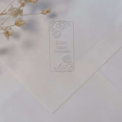 Embosser ex libris rose ornamentali