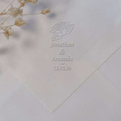 Embosser Matrimonio rosa grande