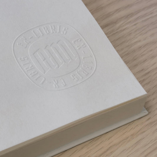 Ex libris iniziali gotiche