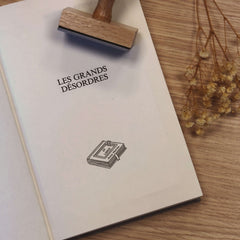 Timbro ex libris libro piscina
