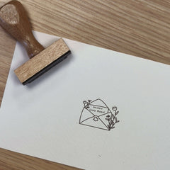 Timbro ex libris lettera d'amore