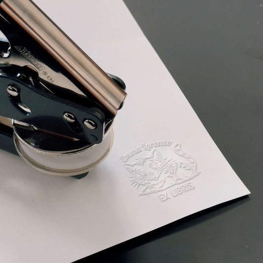 Ex libris gatto tigrato