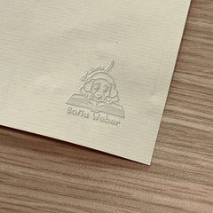 Ex libris cane sul libro