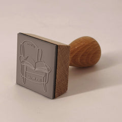 Timbro ex libris poltrona