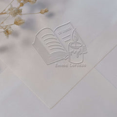 Ex libris davanti al libro